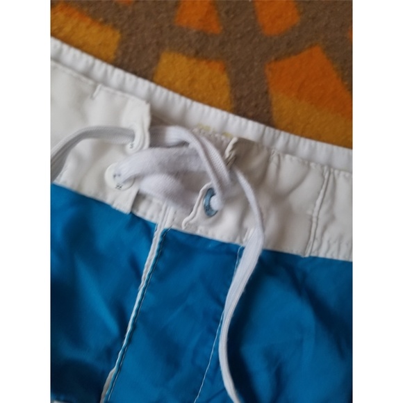 Billabong Blue Gray White Striped Boardshorts - Picture 3 of 4